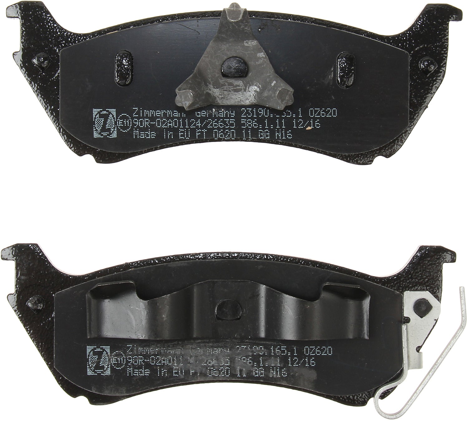 zimmermann disc brake pad set frsport 23190.165.1