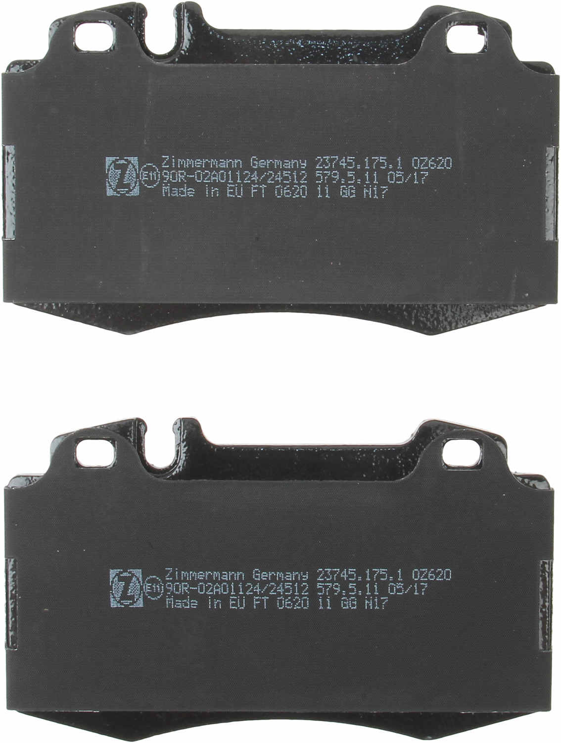 zimmermann disc brake pad set frsport 23745.175.1