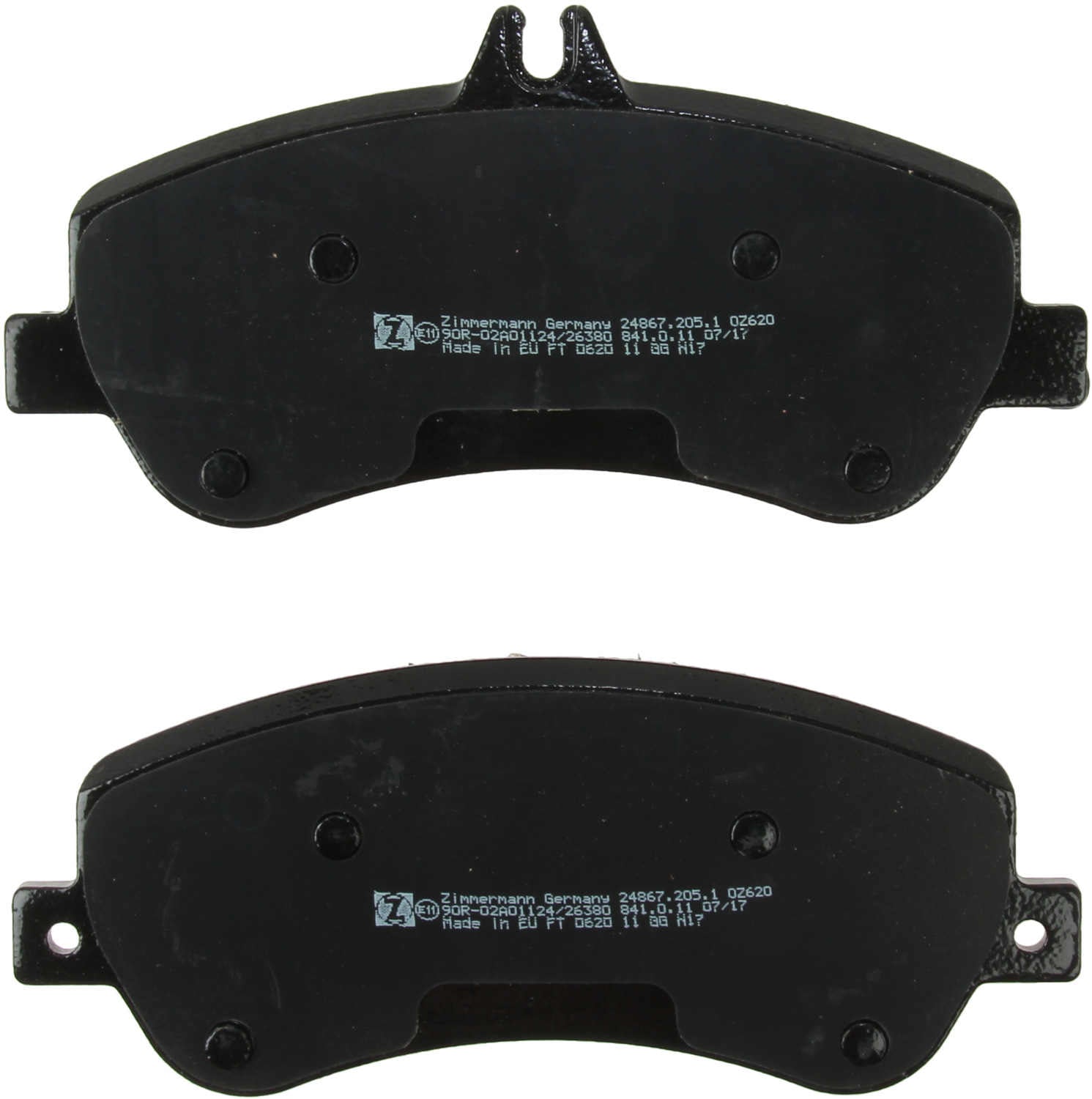 zimmermann disc brake pad set frsport 24867.205.1