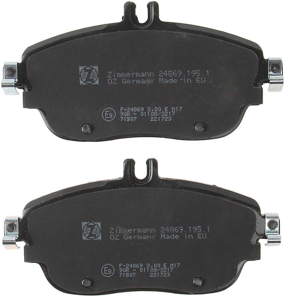 zimmermann disc brake pad set frsport 24869.195.1