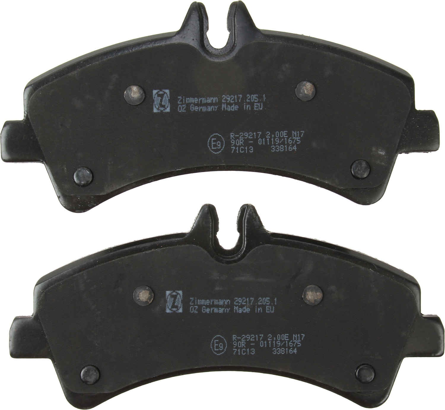 zimmermann disc brake pad set frsport 29217.205.1