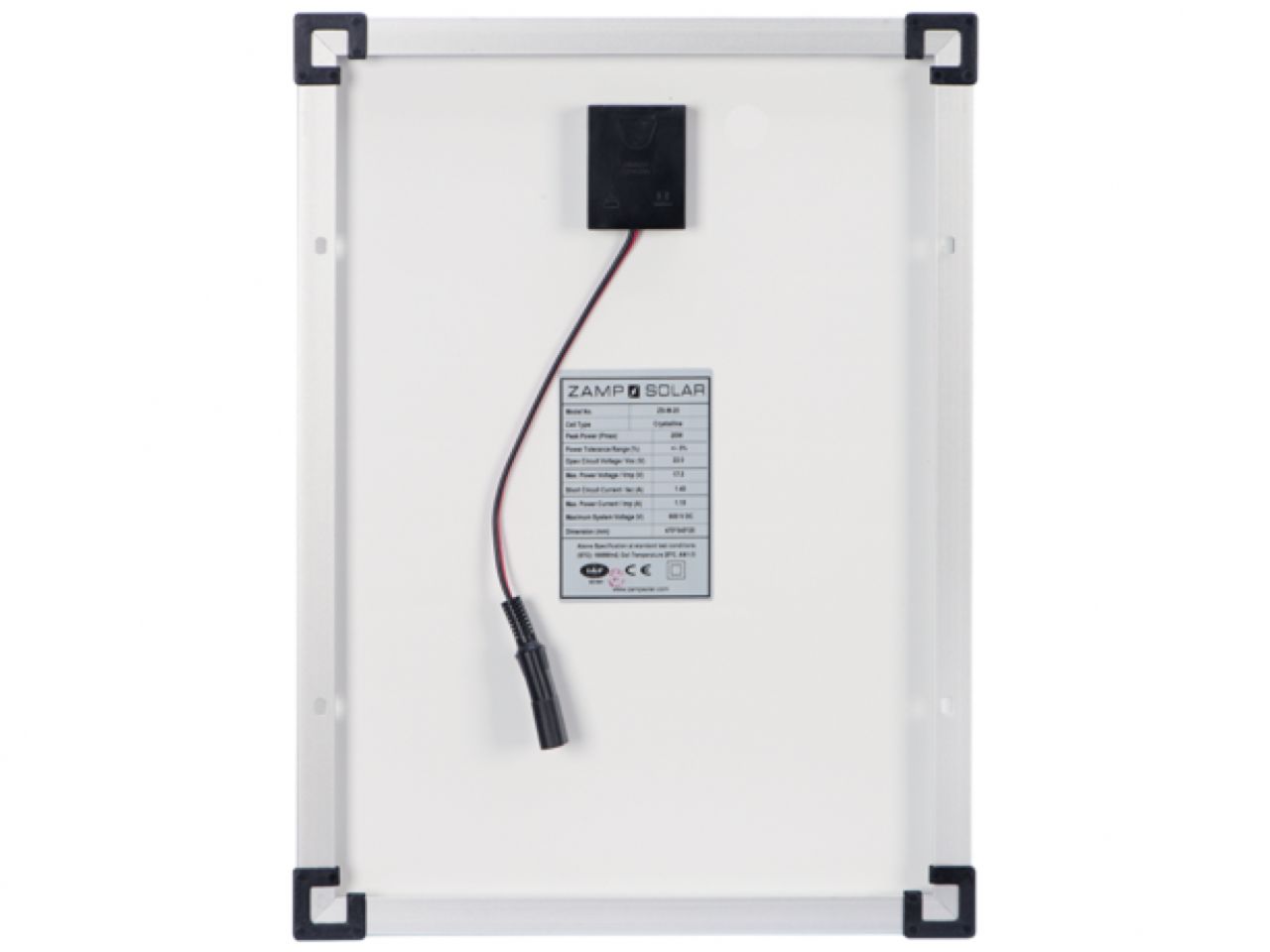 Zamp Solar 20-Watt Solar Panel