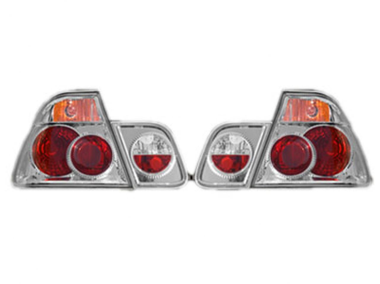 BMW E46 3-Series 4 Door 98-01 Taillight Chrome
