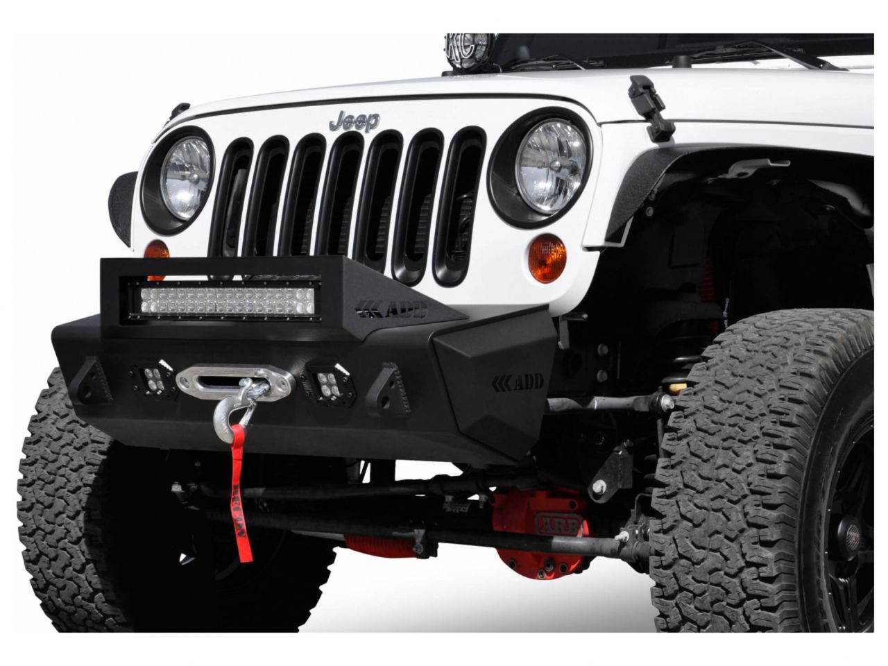 Addictive Desert Designs 2007 - 2018 Jeep JK Modular Stealth Fighter Front Bumper Center
