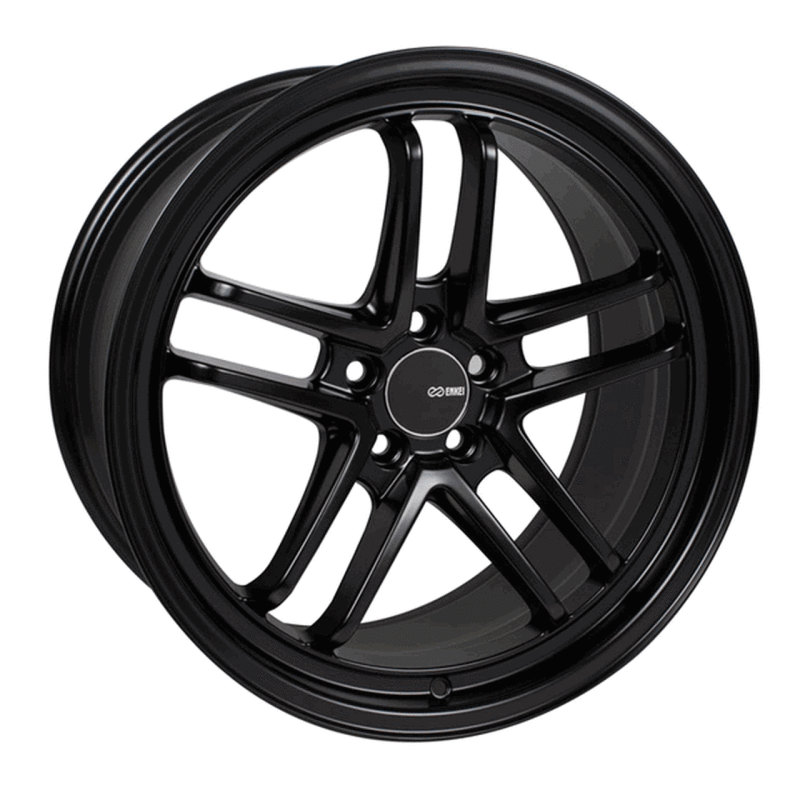 Enkei TSP5 17x9 5x114.3 45mm Offset 72.6mm Bore Black Wheel 497-790-6545BK