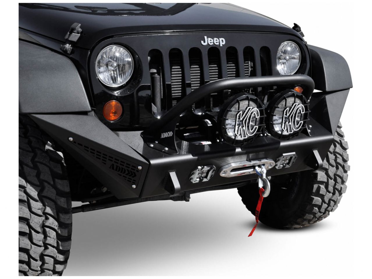 Addictive Desert Designs 2007 - 2018 Jeep JK Modular Stealth Fighter Front Bumper Center