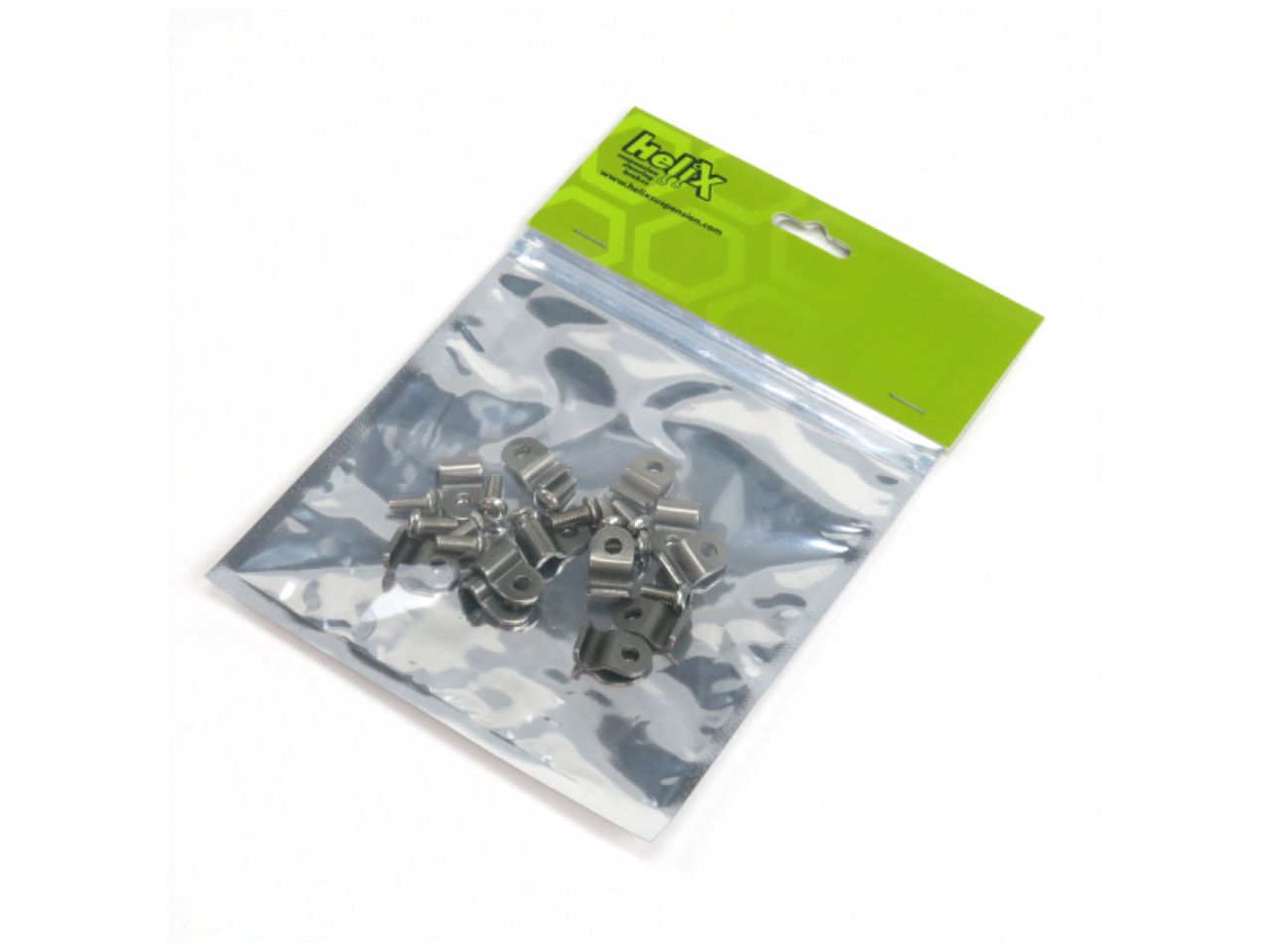 Helix Suspension 3/16 Stainless Steel Single Line Clamps - Pack of 12