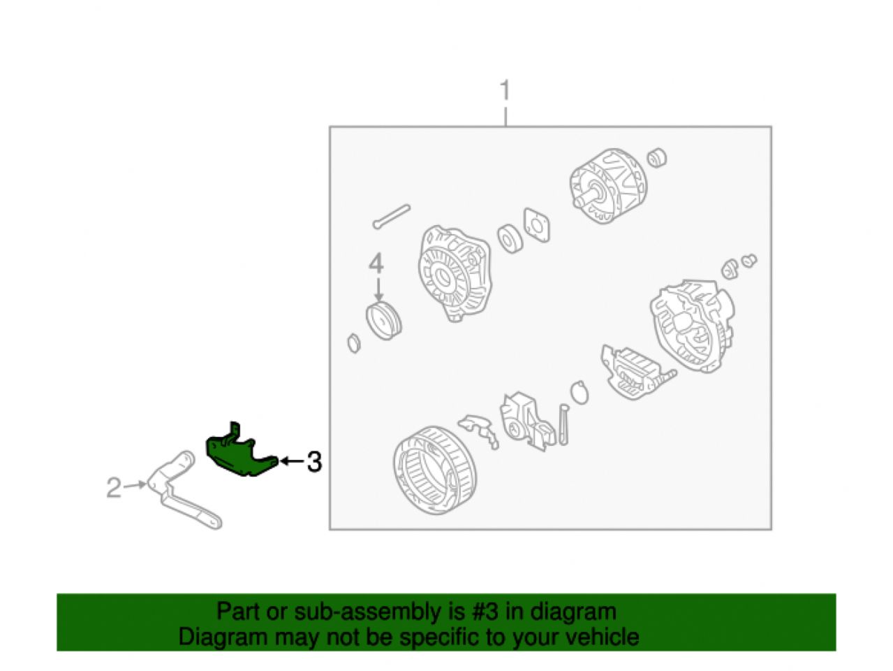 Mitsubishi Vehicle Parts MN158501 Item Image