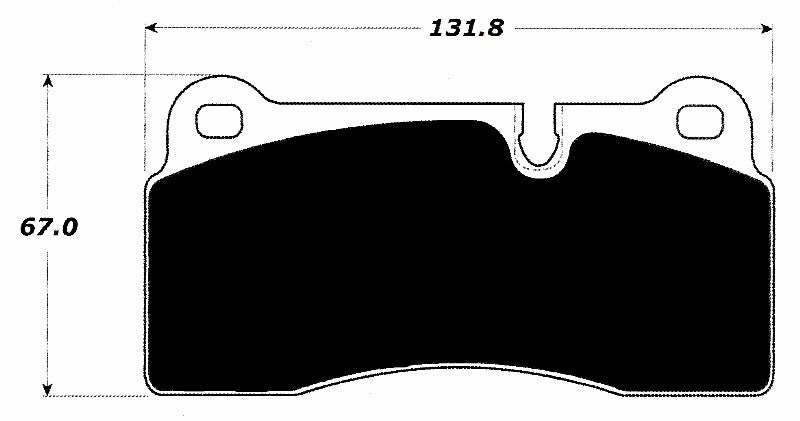 Porterfield Brake Pads for 1995 LAMBORGHINI DIABLO