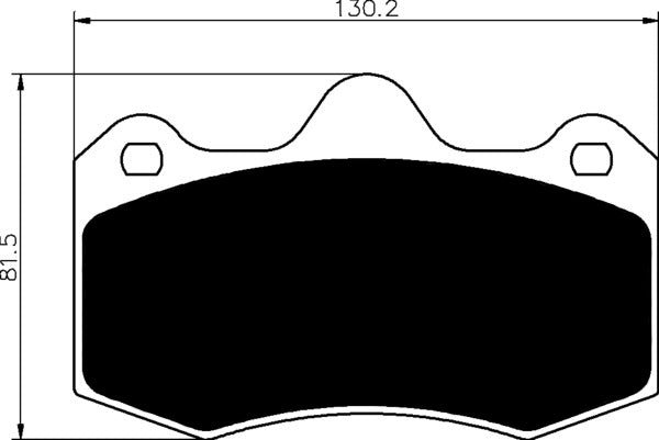 Porterfield Brake Pads for 2012 LOTUS EVORA