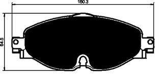 Porterfield Brake Pads for 2017 VOLKSWAGEN GTI (Exc Perf. Pkg)