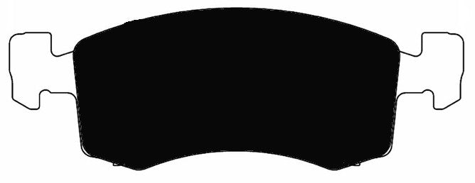 Porterfield Brake Pads for 1987 DODGE DAYTONA w/Rear Drums