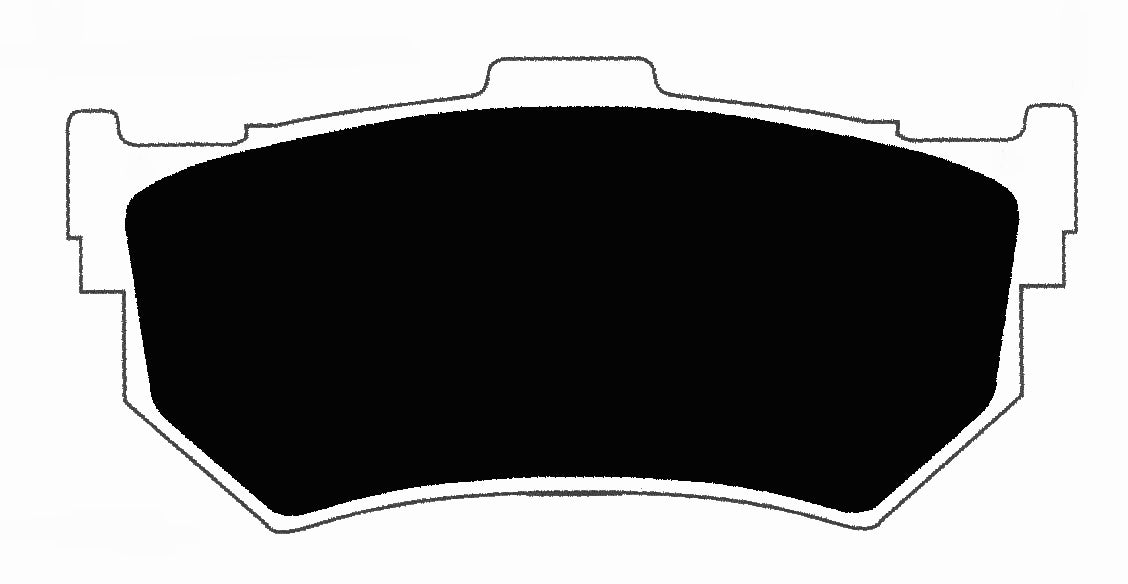 Porterfield Brake Pads for 1986 HONDA PRELUDE DX