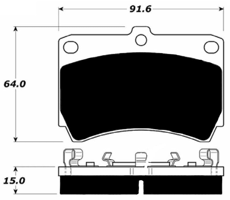 Porterfield Brake Pads for 1989 MAZDA 323 R/Disc