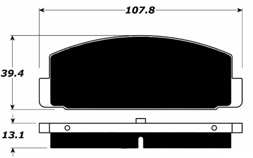 Porterfield Brake Pads for 1991 MAZDA RX 7 w/Solid Rear Disc