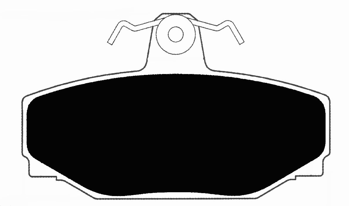 Porterfield Brake Pads for 1999 VOLVO V70 XC AWD to ch 587441