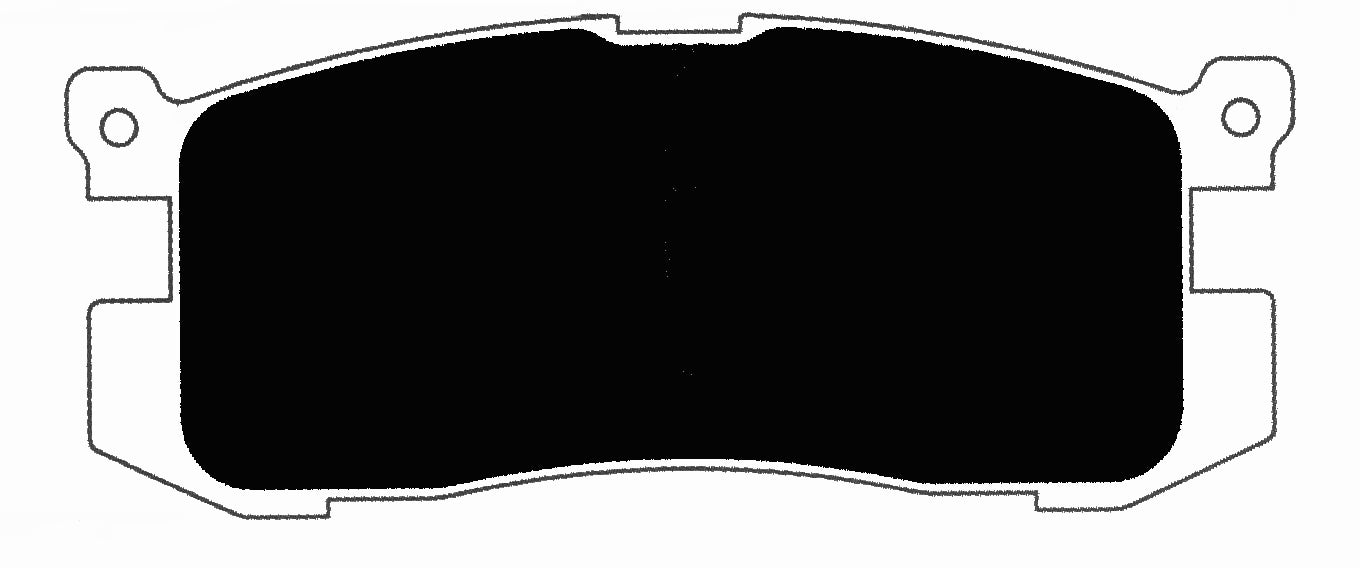 Porterfield Brake Pads for 1988 FORD PROBE R/Disc