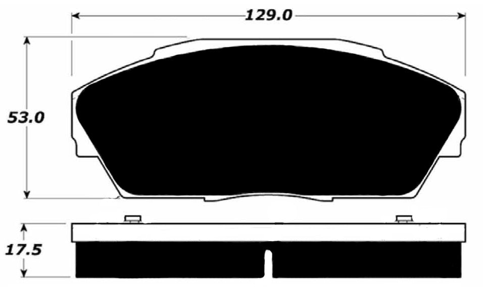 Porterfield Brake Pads for 1987 ACURA LEGEND Coupe
