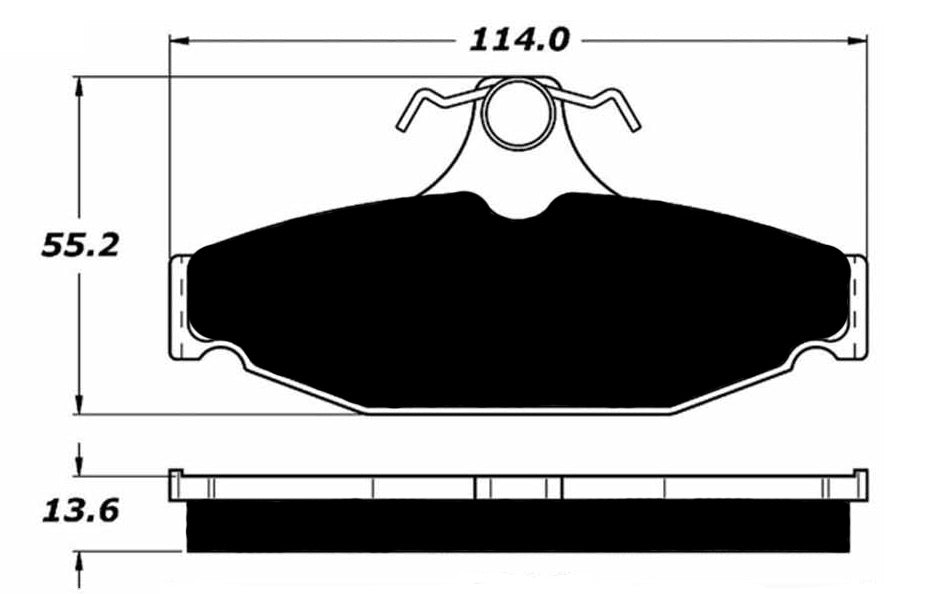 Porterfield Brake Pads for 1989 PONTIAC FIREBIRD w/Performance Pkg