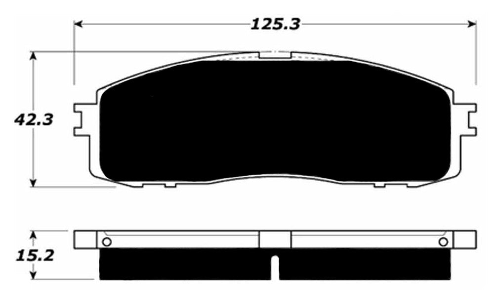 Porterfield Brake Pads for 1987 TOYOTA SUPRA