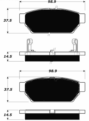 Porterfield Brake Pads for 1992 MITSUBISHI Mirage