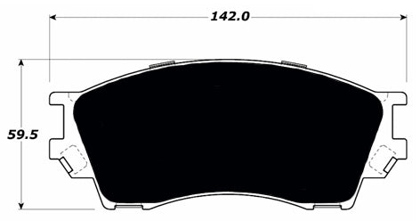 Porterfield Brake Pads for 1995 MAZDA MILLENIA