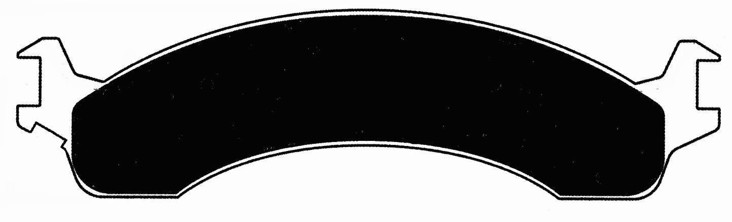 Porterfield Brake Pads for 2000 DODGE RAM 2500 4WD Rear Drum