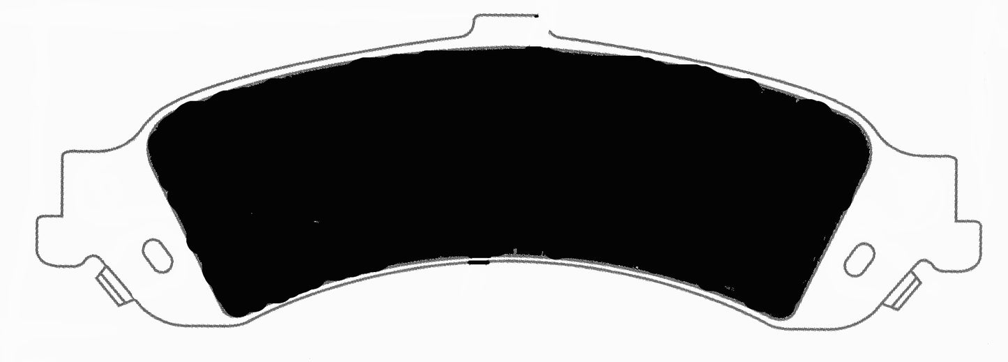 Porterfield Brake Pads for 2001 CHEVROLET SUBURBAN 1500 4WD limited slip axle
