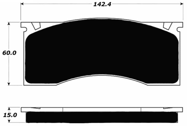 Porterfield Brake Pads for 1966 FORD MUSTANG w/Lincoln Cal