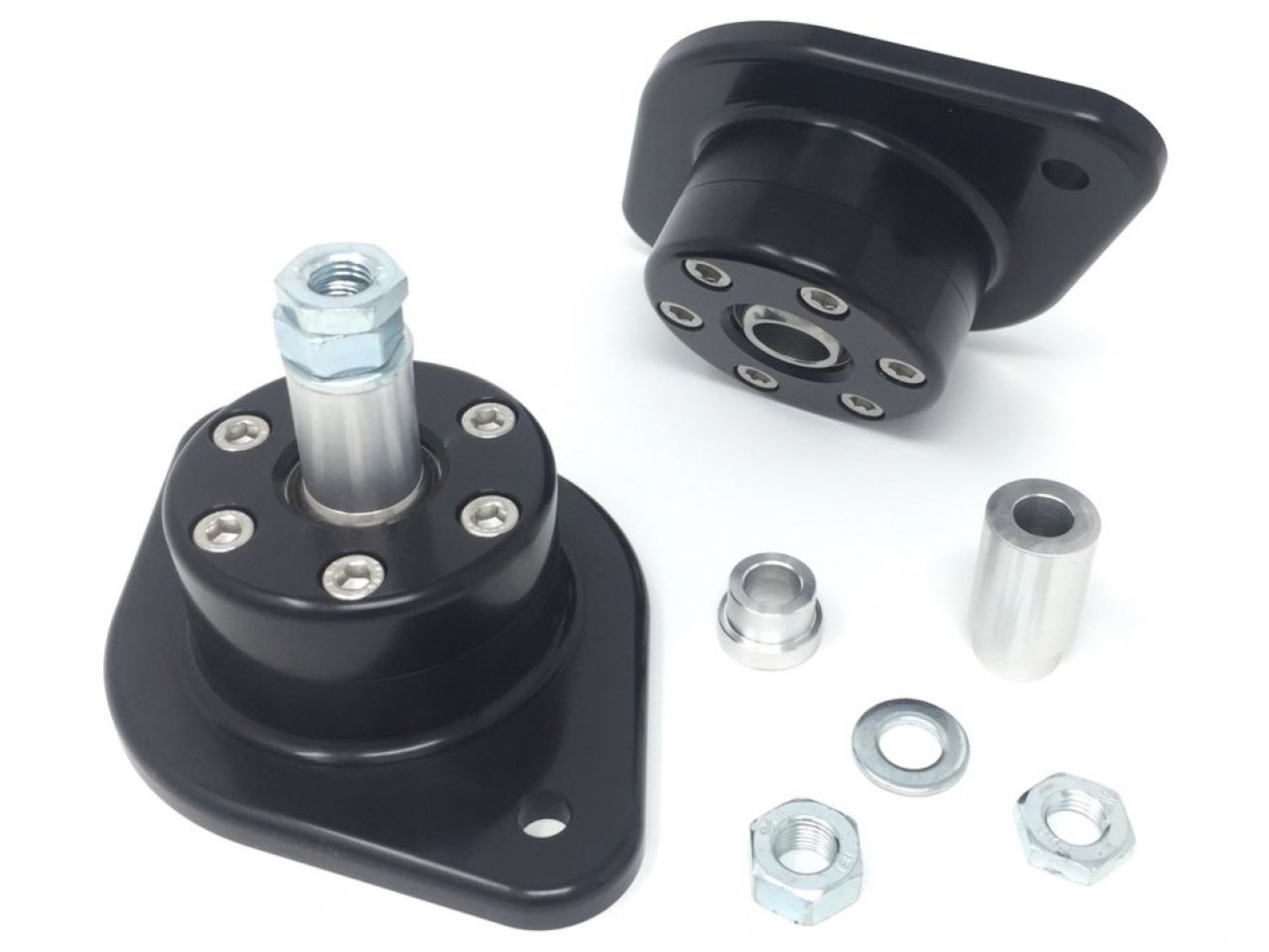 Diftech Shock Upper Mounts Rear Extended Suspension Top Hats Nissan 350Z Z33