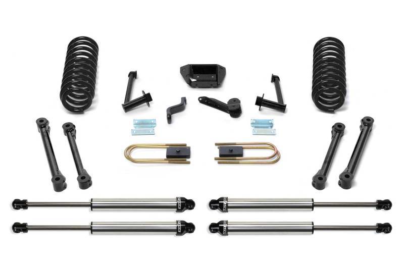 Fabtech 03-05 Dodge 2500/3500 4WD Gas w/Auto 6in Perf. System w/DL Shocks K3015DL Main Image