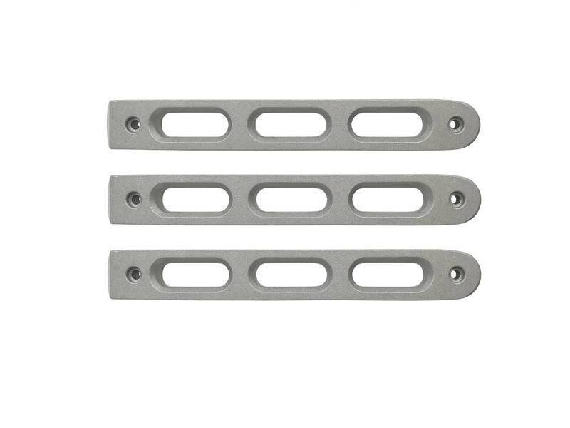 DV8 Offroad 2007-2018 Jeep JK Silver Slot Style Door Handle Inserts - Set Of 3 D-JP-190026-AL-3 Main Image