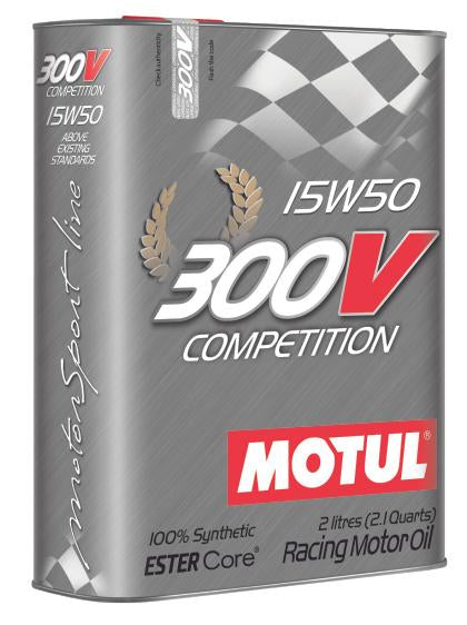 MOTUL 300V Fully Synthetic Ester Racing Engine Oil - 2 Liters