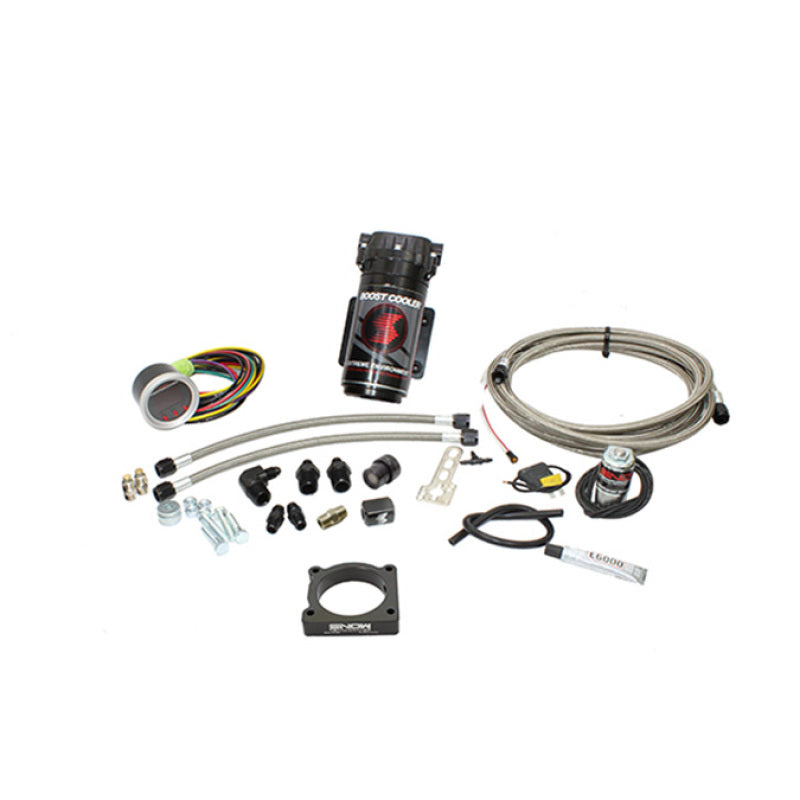 Snow Performance 08-15 Evo Stg 2 Boost Cooler Water Inj. Kit (SS Braided Line/4AN Fittings) w/o Tank SNO-2120-BRD-T