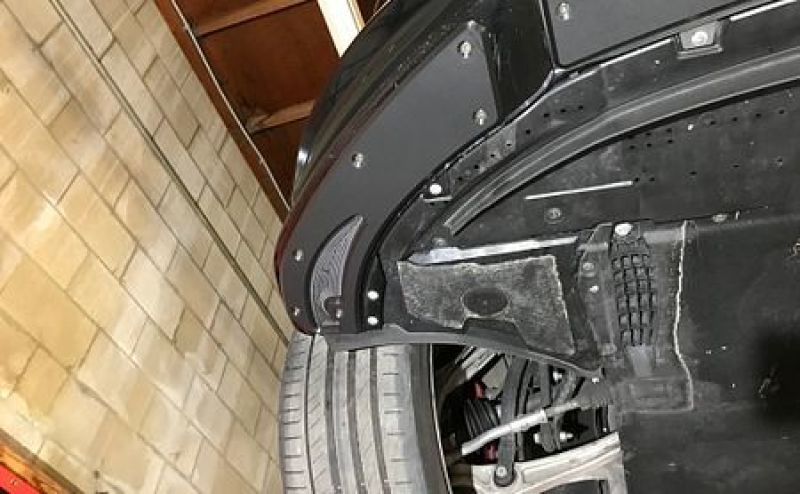 DISCONTINUED ProTEKt 12-14 Audi S7 / A7 w/ S Line Package Custom Fit Front Bumper Skid Plates 9-AUS7000-120