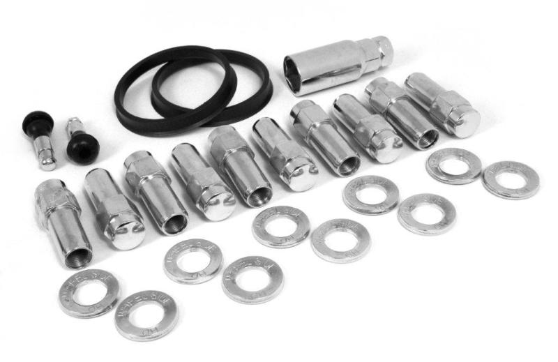 Race Star 1/2in Ford Closed End Deluxe Lug Kit (Off Set Washers) - 10 PK 601-1416-10