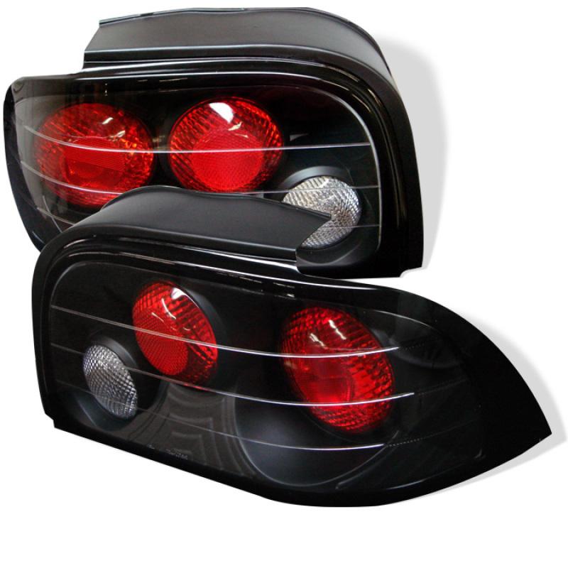 Spyder Ford Mustang 94-95 Euro Style Tail Lights Black ALT-YD-FM94-BK 5003584 Main Image