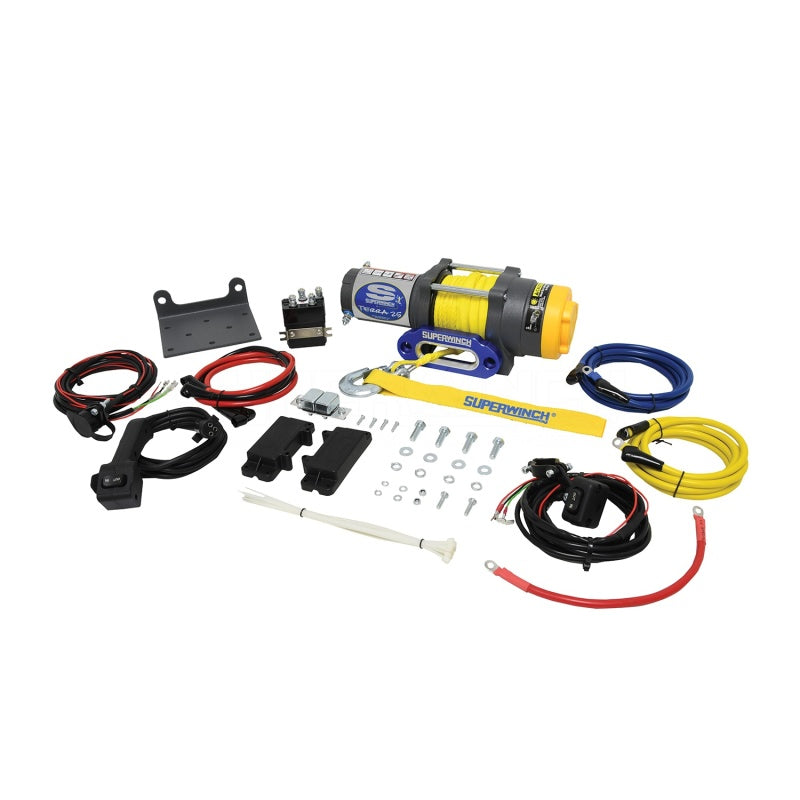 Superwinch 2500 LBS 12 VDC 3/16in x 50ft Synthetic Rope Terra 25SR Winch 1125230