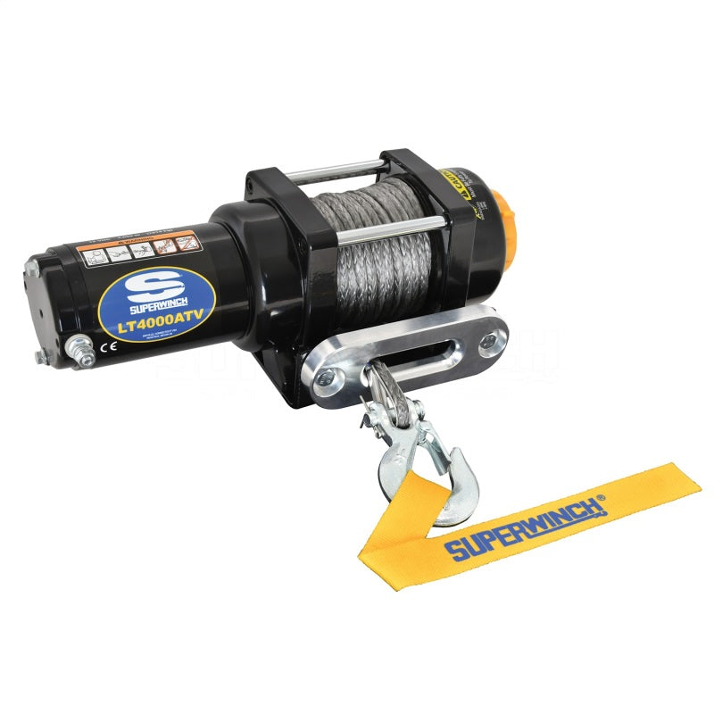 Superwinch 4000 LBS 12 VDC 3/16in x 50ft Synthetic Rope LT4000 Winch 1140230