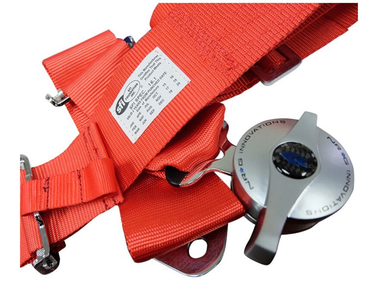 NRG 5Pt 3in. Seat Belt Harness / Cam Lock - Red