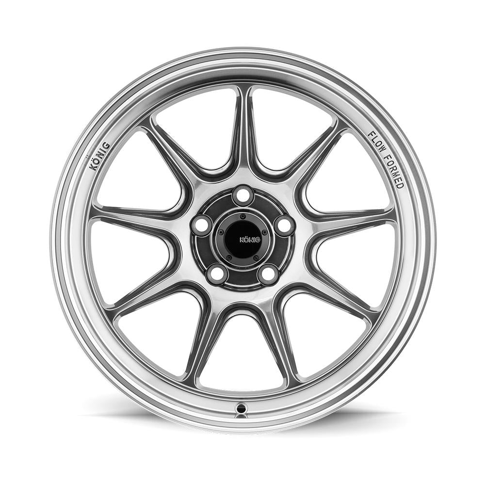 Konig Countergram Wheel Hyper Chrome / Machined Lip 18x10.5 +25 5x120