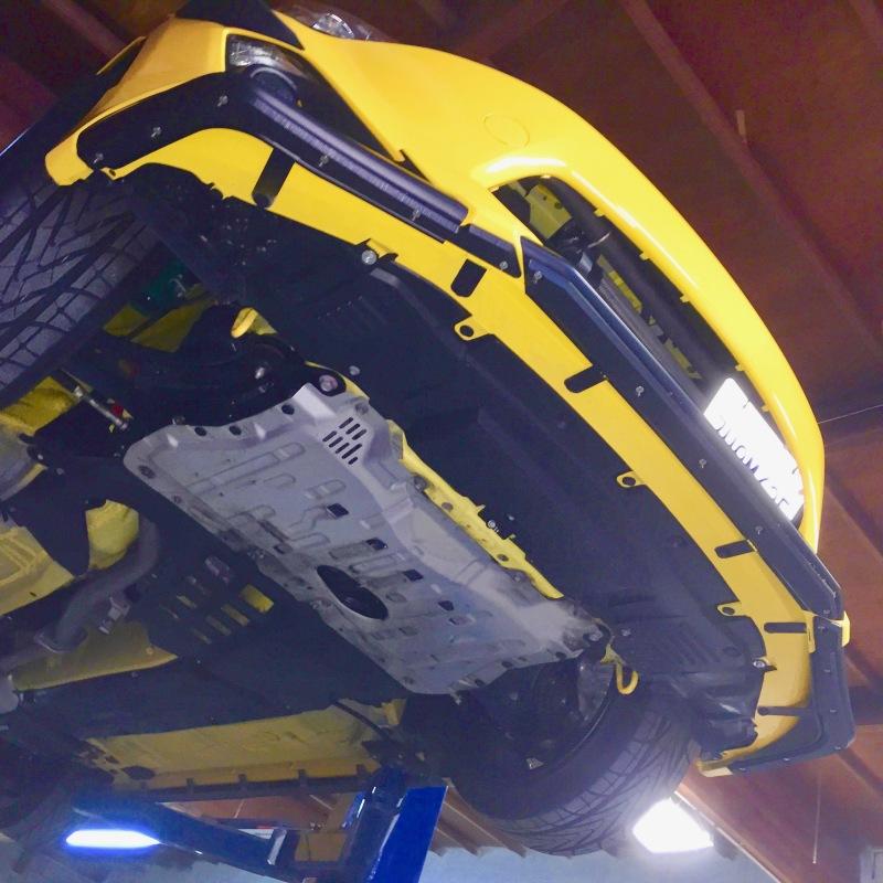 ProTEKt 2015 Scion FR-S RS1 (Fits TRD Lip Kit) Custom Fit Front Bumper Skid Plates 9-SCFRRS0-140 Main Image