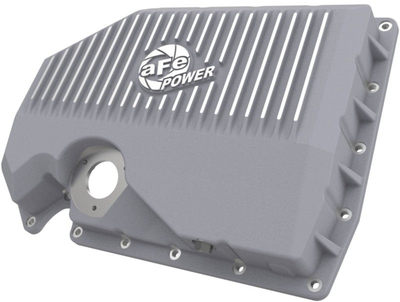 aFe 05-19 VW 1.8L/2.0L w/ Oil Sensor Engine Oil Pan Raw POWER Street Series w/ Machined Fins 46-71210A