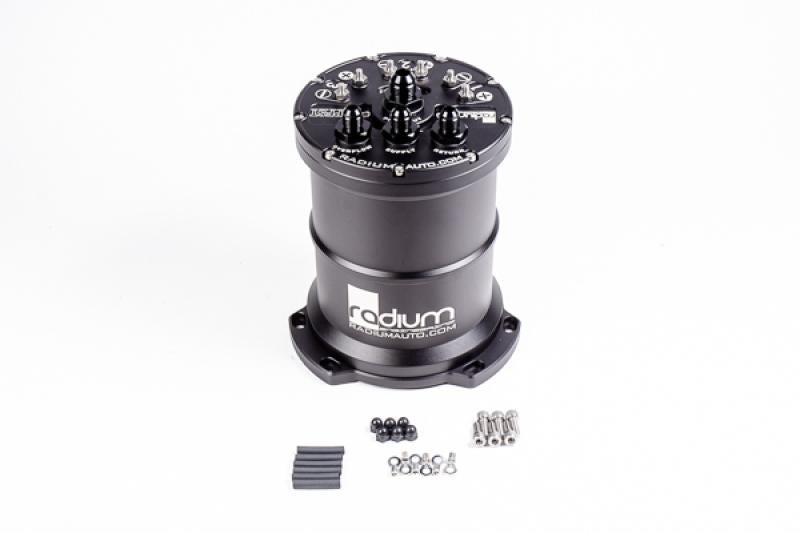 Radium Engineering Universal Multi-Pump Fuel Surge Tank w/o Pumps (AEM 50-1000/50-1200/GSS342) 20-0437-00 Main Image