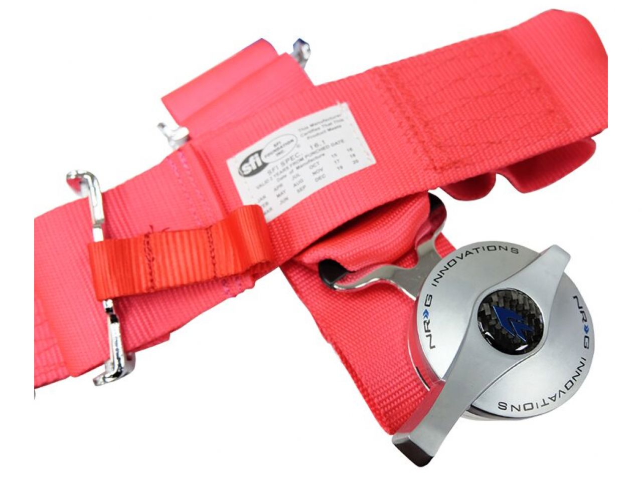 NRG 5 Pt 3inch Seat Belt Harness / Cam Lock- Pink