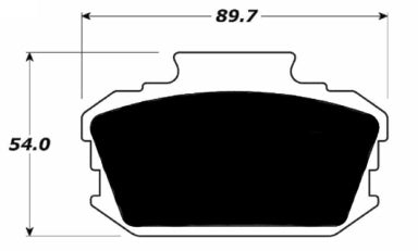 Porterfield Brake Pads for 1970 NISSAN 510