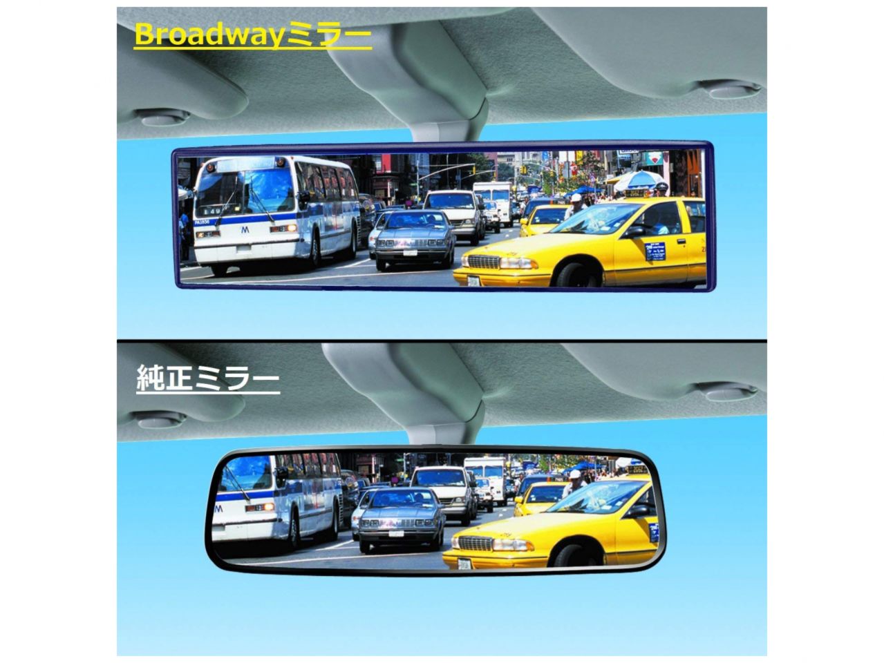 Napolex Broadway Rear View Mirror- Broadway Type A Mirror 360R