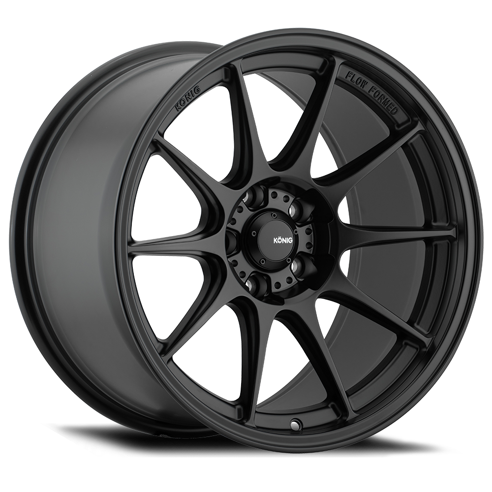 Konig Dekagram Wheel Semi-Matte Black 15x7.5 +35 4x100