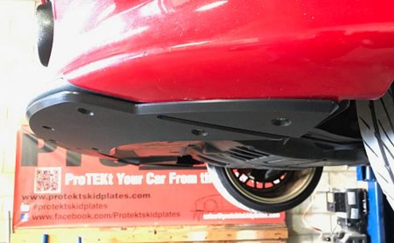 ProTEKt 12-18 Fiat 500 Abarth Custom Fit Front Bumper Skid Plates 9-FT500AB-120