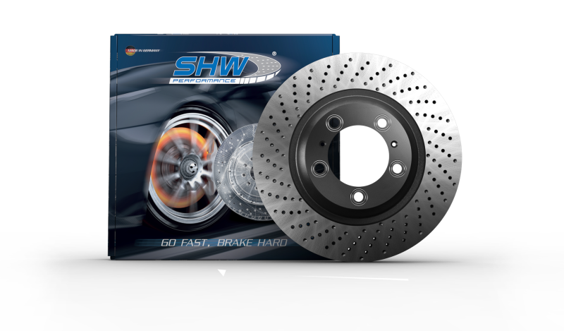 SHW Performance SHW Drilled-Dimpled MB Rotors Brakes, Rotors & Pads Brake Rotors - Drilled main image
